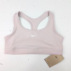 Nike Swoosh Dri-Fit Pro Girls Large Sports Bra Top - Platinum Violet
